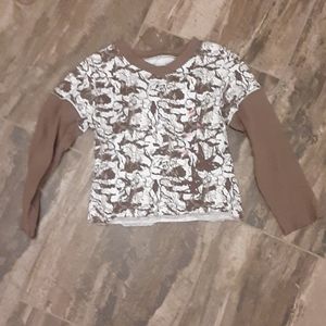 Girls size 5 gotcha brand long sleeve top